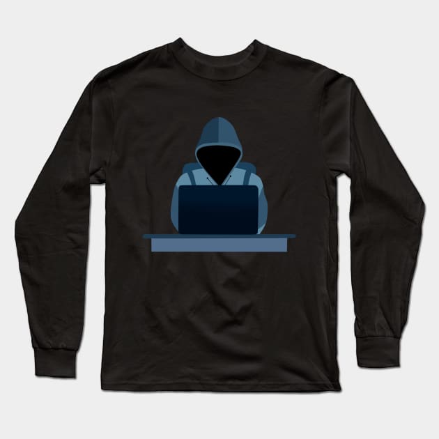 hacker Long Sleeve T-Shirt by Impie